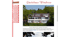 Desktop Screenshot of gaestehaus-windrose.de